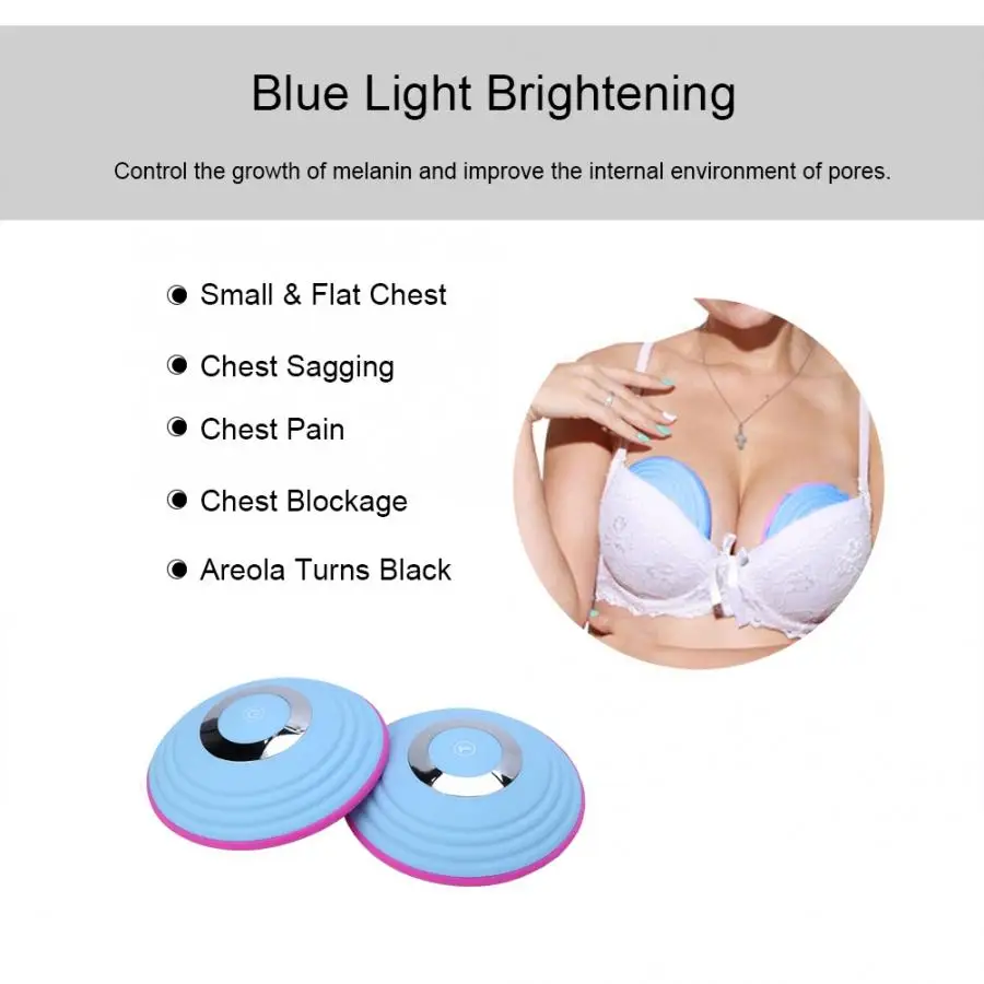 Беспроводной Электрический массажер для груди устройство массажа против