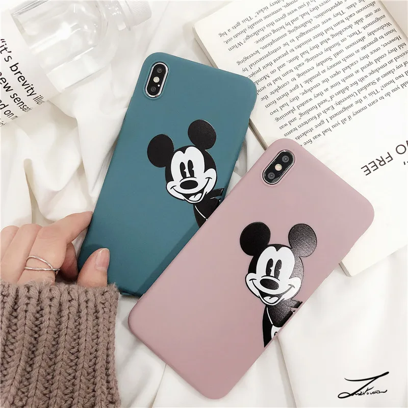 Love Soft TPU Cases For iPhone 6S 8 7 6 S Plus XR Matte Back Coque silicone X XS Max Phone Case Capa blue |