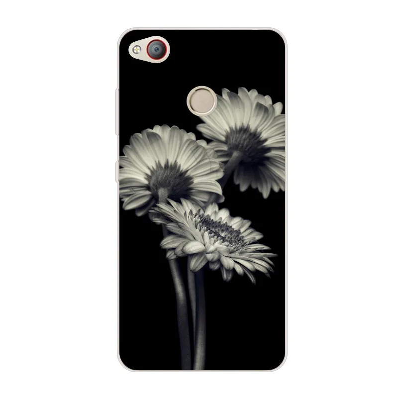 Zte nubia z11 mini Case Silicon Flower Painted Painting Soft TPU Back Cover for s protect Phone cases shell |