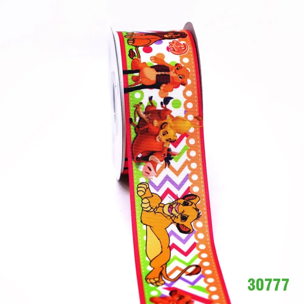 30777 50 ярдов мультфильм ленты напечатанные grosgrain ленты 30756 - Color: 30777