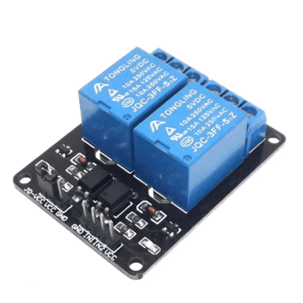 2 канала 5В реле интерфейсная плата AC250V 10A/DC30V 10A триггерный релейный модуль с