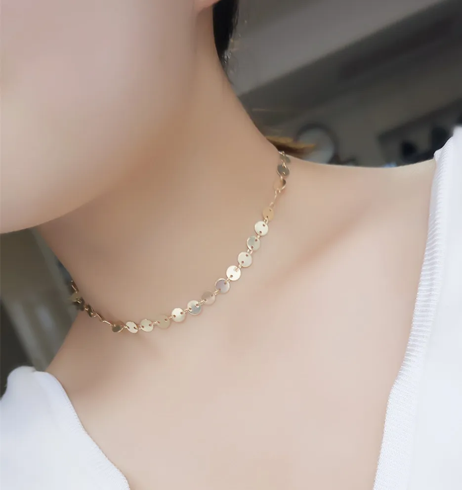 Медные короткие ожерелья со звездами колье высокого качества Женский чокер