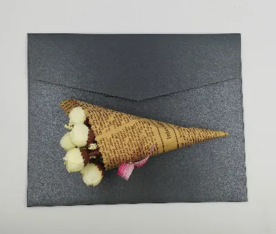 Черный 50 шт. 18*12.5 см 250gsm Цвет жемчужина бумаги конверты бизнес-Приглашение Свадебная вечеринка конверты, приглашения 14 видов цветов - Цвет: Черный