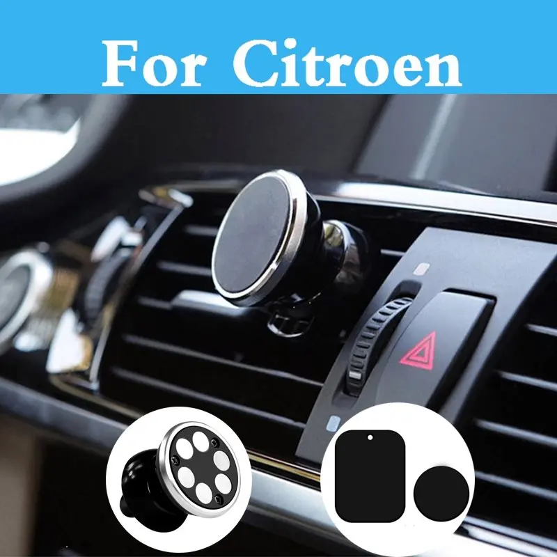 Магнитный автомобильный держатель для телефона подставка Iphone Samsung Air Vent Gps Citroen Ds3