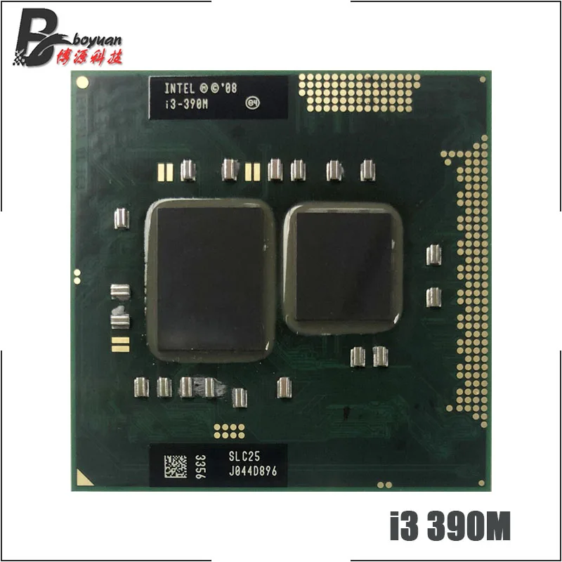 Процессор Intel Core i3 390M SLC25 2 6 ГГц двухъядерный четырехпоточный 3 Вт 35 Socket G1 /