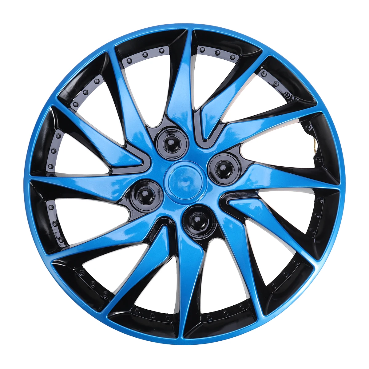 Blue Black 1 шт. 14 дюймов авто колпачок колеса s Чехол Крышка Ступицы для автомобиля Крышка Ступицы Авто Ремонт аксессуары для автомобиля-Стайлинг принадлежности для автомобиля(черный - Цвет: Blue Black