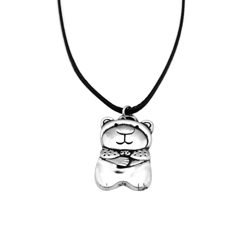 Женское ожерелье с подвеской Хамса|deathly hallows|hamsa pendantleather chain |