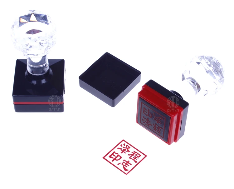 Индивидуальный Фоточувствительный квадратный штамп с именем для знака