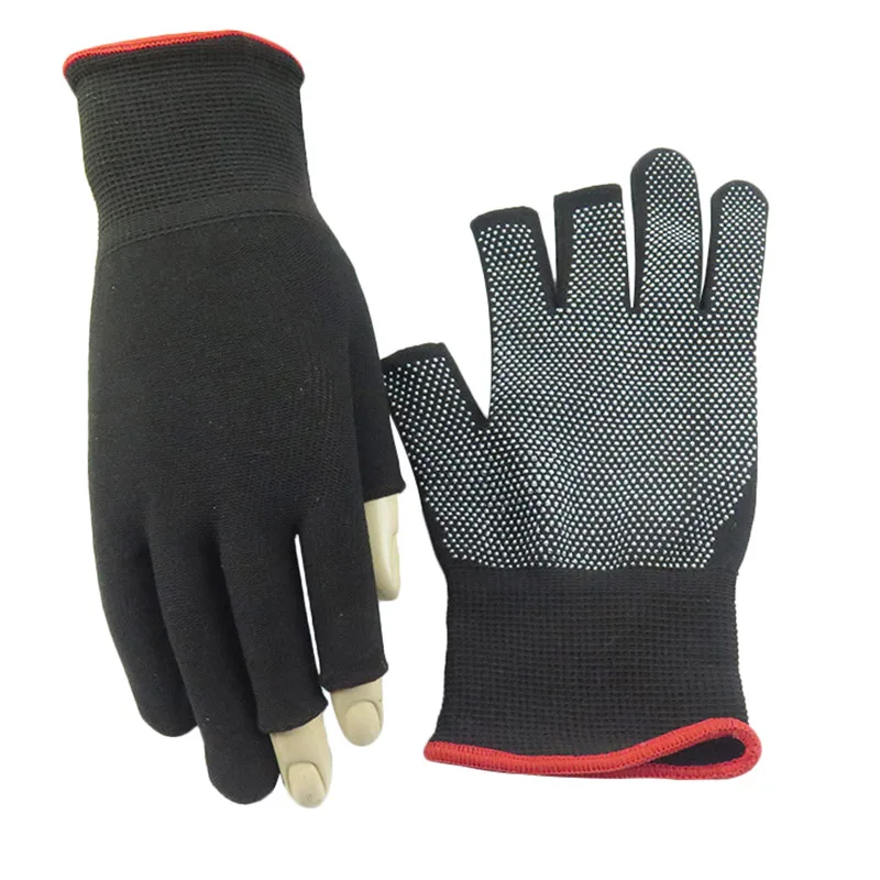 

5Pairs/lot Work Wear-resistant Breathable Gloves Sun Protection Gloves Fingerless Fishing anti-skid Gloves for Cycling Outdoor