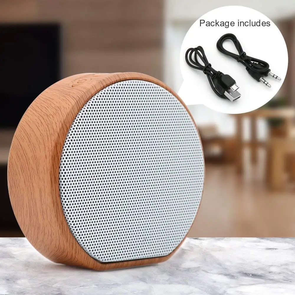 Bluetooth динамик мини 4 2 EDR беспроводные колонки с FM радио деревянный дизайн