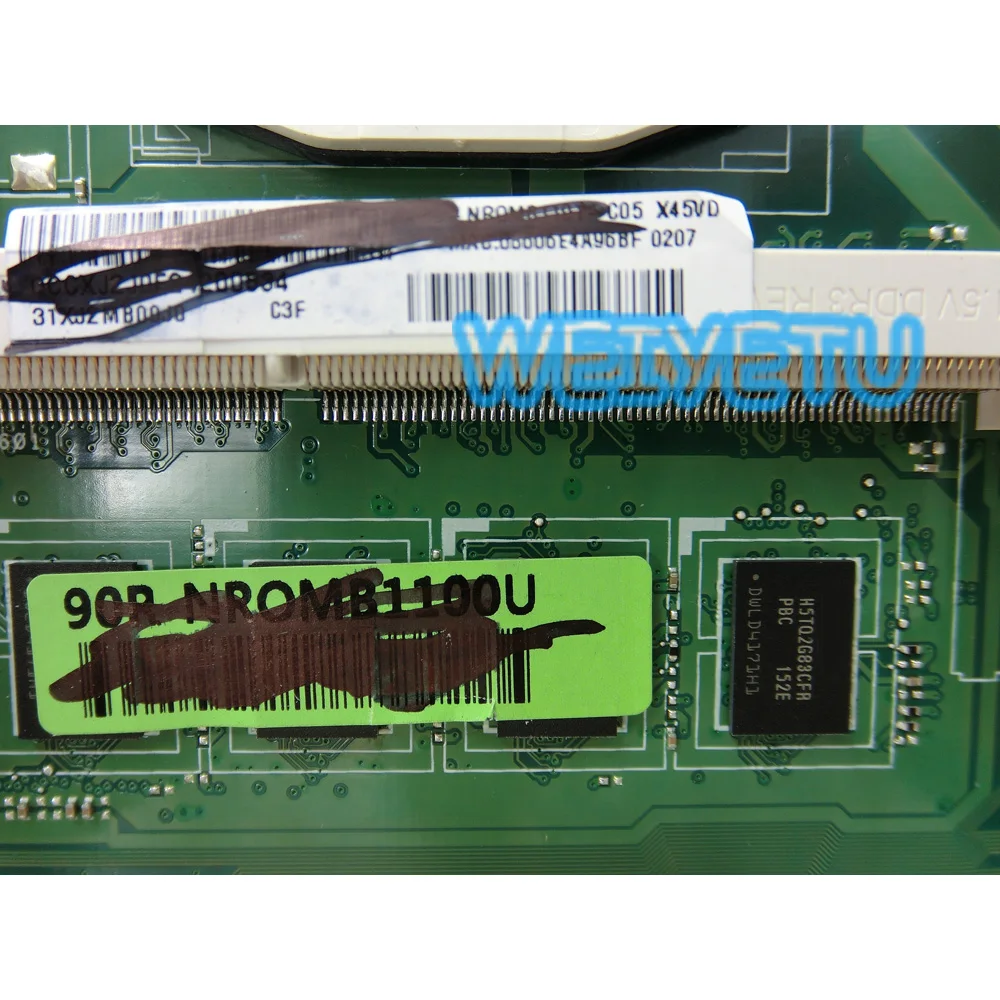 Материнская плата X45VD с 2 Гб ОЗУ HM70 для ASUS X45V материнская ноутбука GT610M 1G REV 0 100%