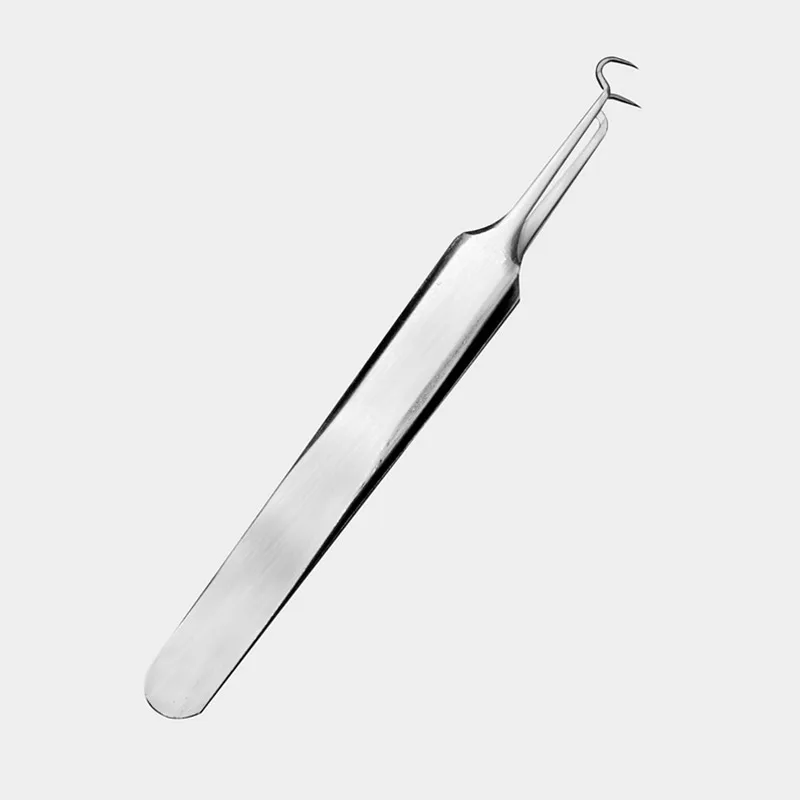 Пинцет для наращивания ресниц пинцет удаления акне черных точек изогнутый
