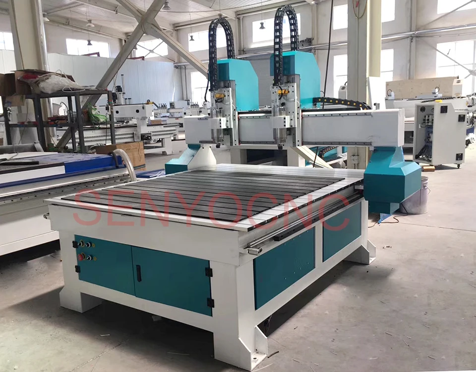 2 двух головки 3 оси cnc маршрутизатор/3d фрезерный станок/cnc Камень Гранит