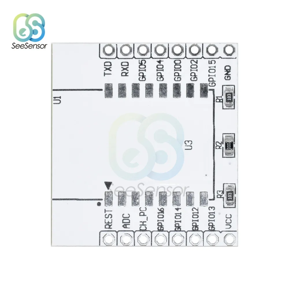 10 шт ESP8266 Серийный беспроводной Wi-Fi модуль адаптер пластина для детской фотолампы