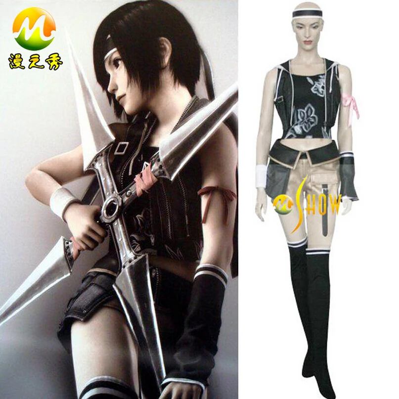 Бесплатная доставка костюм для косплея Yuffie окончательной фантазии Vii(ff7)
