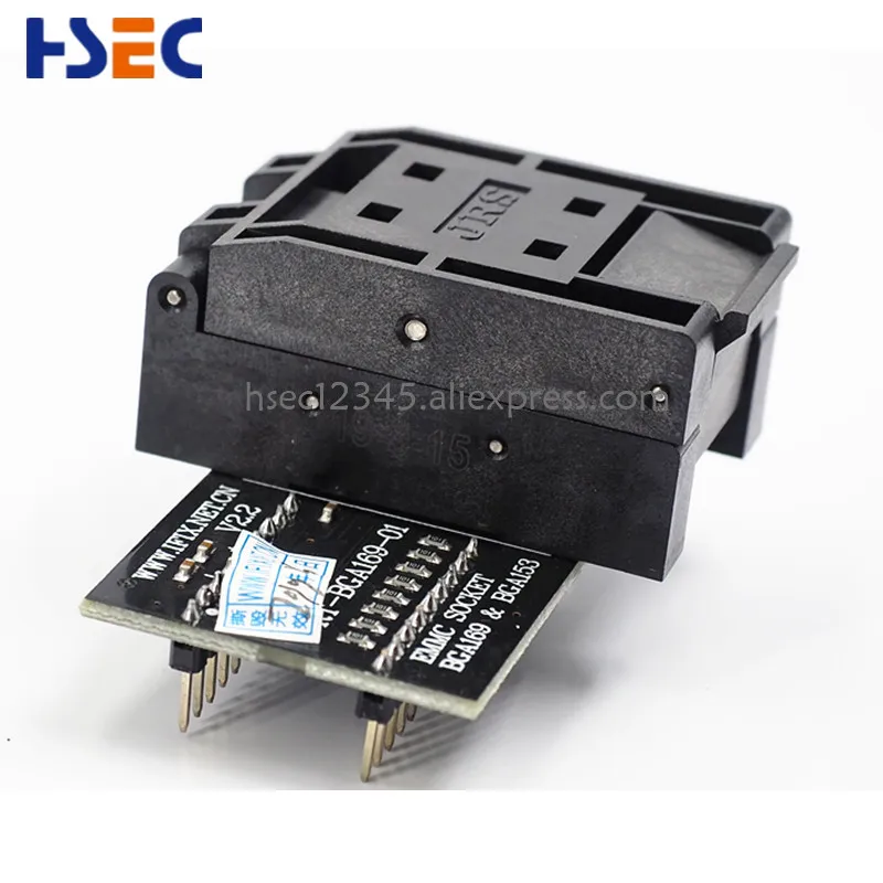 Оригинальный Бесплатная доставка RT BGA169 01 / BGA153 памяти на носителе EMMC адаптер V2.5 с 4