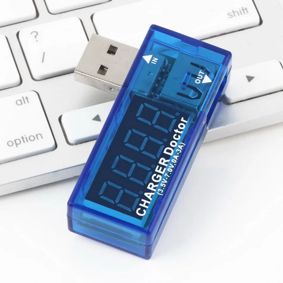 1 шт. цифровой дисплей Горячая мини USB мощность Ток Напряжение метр тестер