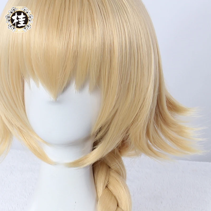 UWOWO Jeanne d'Arc парик Fate/большой заказ волос 90 см длинные золотые термостойкие