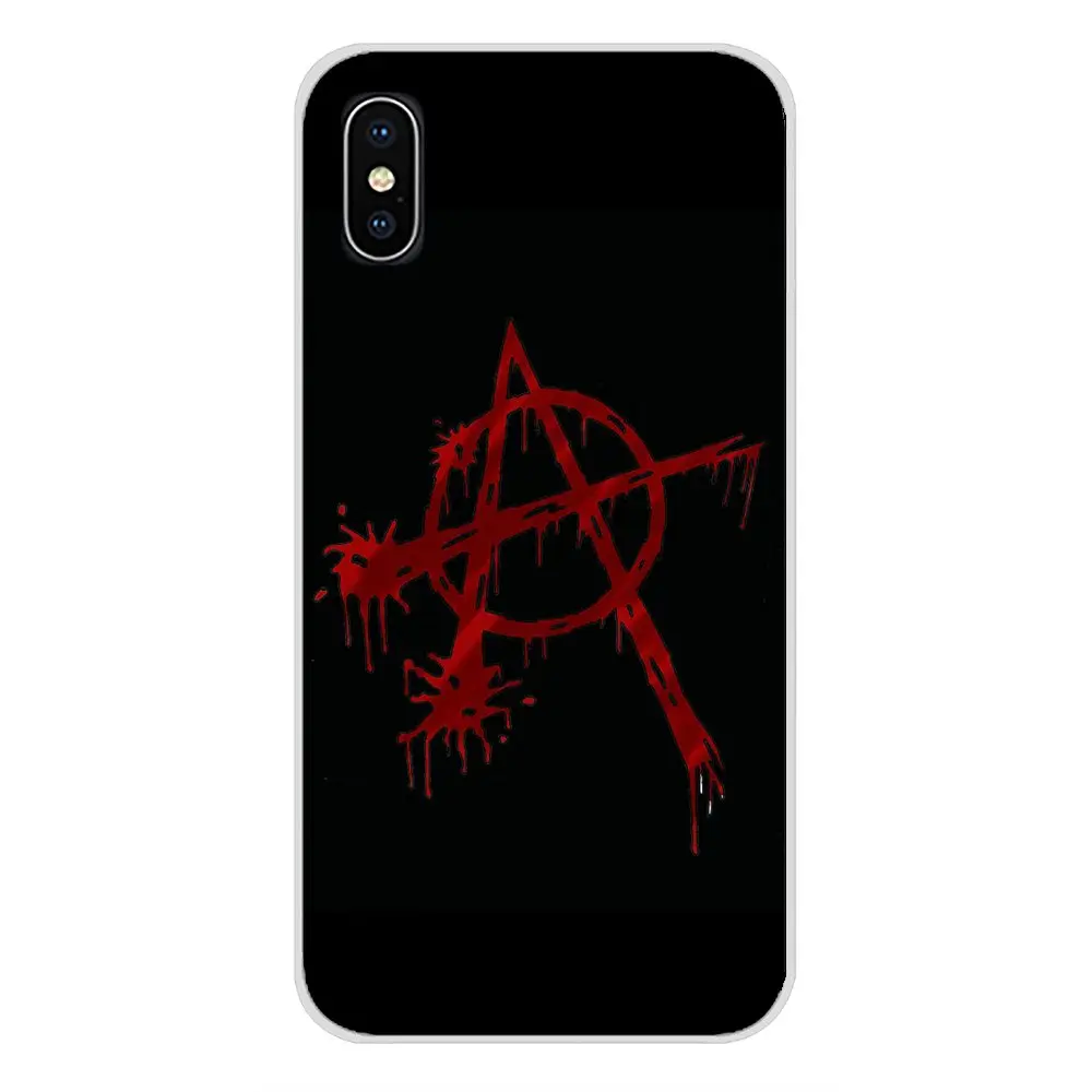 cool anarchy logo For Xiaomi Redmi 4A S2 Note 3 3S 4 4X 5 Plus 6 7 6A Pro Pocophone F1 Accessories Phone Cases Covers | Мобильные