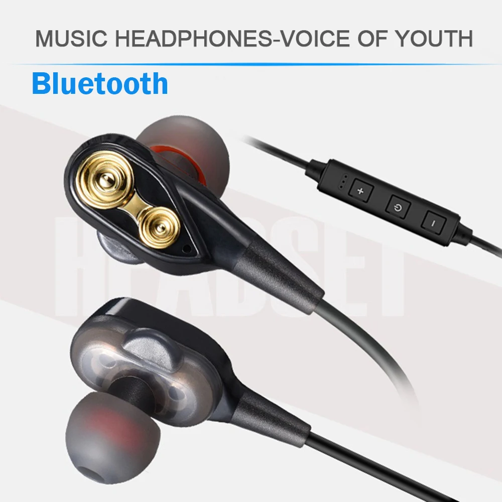 Новые сбалансированные арматурные Bluetooth наушники Беспроводные спортивные с