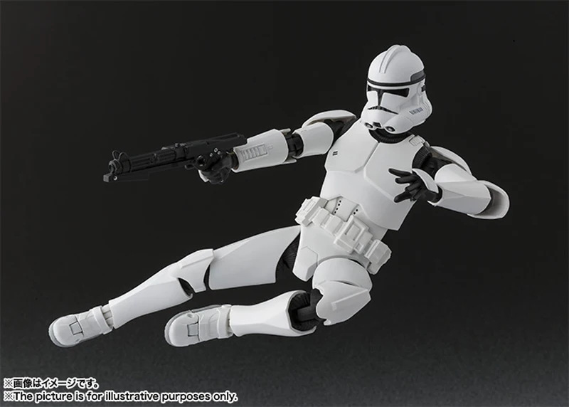Фильм figuts Звездные войны Clone Storm Trooper Phase I II ПВХ фигурка игрушка Коллекция Модель