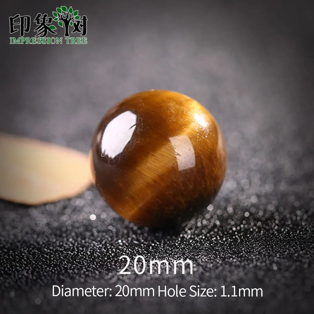 20mm 20pcs 4/6/8/10/12/14/16/18/20 мм нить торговля Желтые тигровый глаз Натуральный камень Свободные Круглый Рейки Чакра бисера DIY ювелирных изделий 18082 - Цвет: 20mm 20pcs