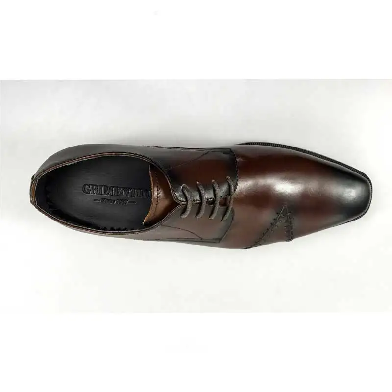 GRIMENTIN/деловая Мужская обувь в деловом стиле из натуральной кожи трендовый дизайн