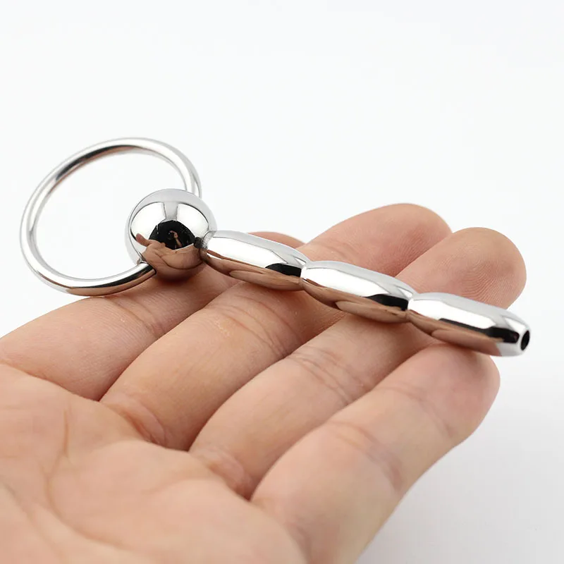 BEEGER Роскошная пробка для пениса из нержавеющей стали уретральный звук игрушки