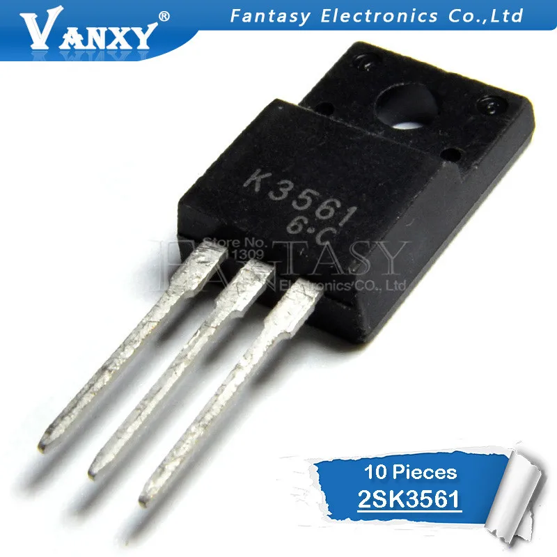 10 шт. 2SK3561 TO-220F K3561 TO220F TO220 500V 8A | Электронные компоненты и принадлежности