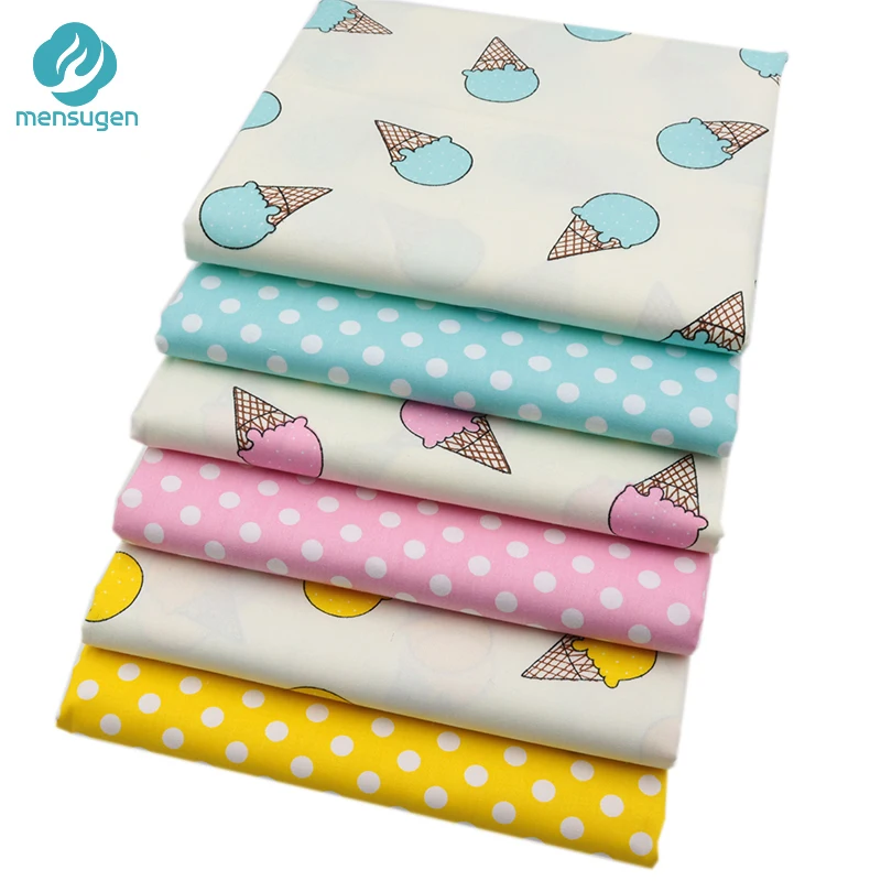 6 шт. хлопковая ткань для пэчворка 18x22/46x56 см|fabrics for patchwork|cotton fabricdot cotton fabric |
