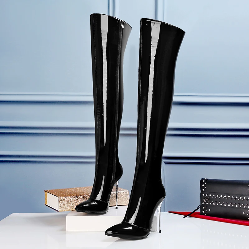 Новинка 2019 года сезон осень зима модные женские ботинки|Ботфорты| |