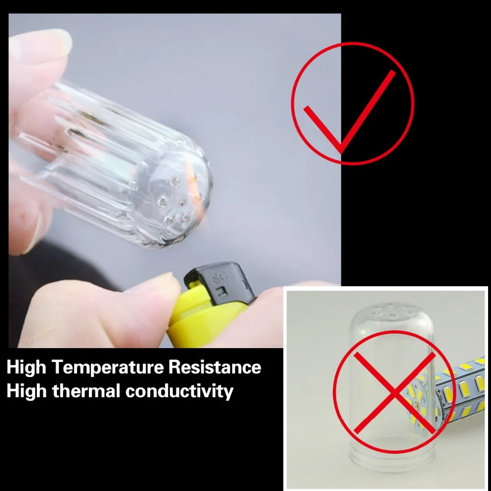 Новое обновление высокая мощность охлаждения PCB 5730 5731 SMD E27 E14 220 В светодиодная