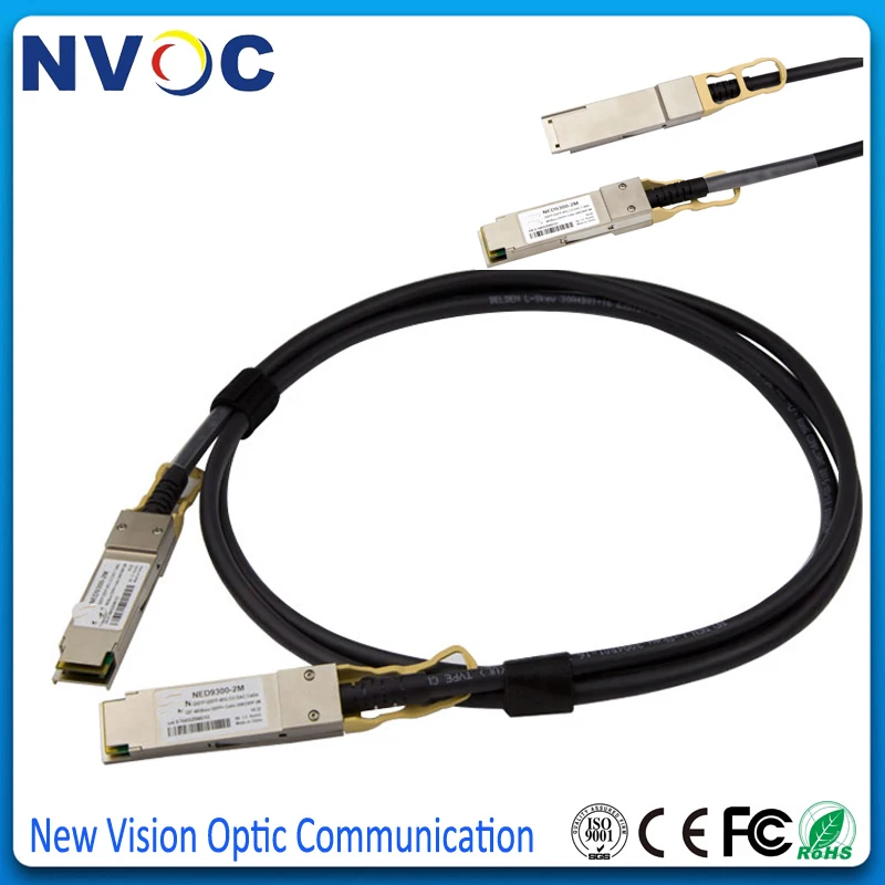 5 шт./лот 40G QSFP к DAC 2M 30AWG 2 м кабель QSFP40G CU2M медный прямой кабель|Детали устройств