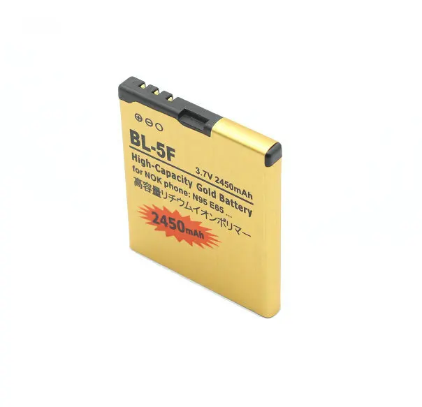 Ciszean 10 шт./лот BL 5F BL5F золото запасная батарея для Nokia N95 N93 N93i N96 N98 N99 E65 6210 6290 6210S 6210N 2450