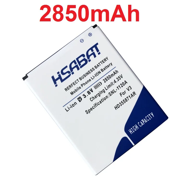 Аккумулятор HSABAT HD355871AR 2850 мАч для аккумуляторов iNEW V3 V3C + V3Plus /V3 PLUS мобильный