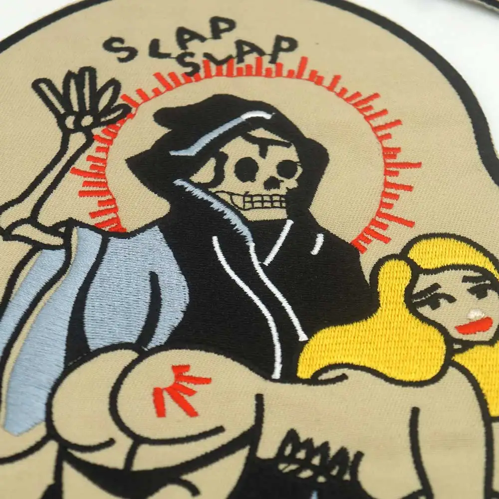 REAPERMAGIC 1% MC большие вышитые панковские байкерские нашивки наклейки для одежды
