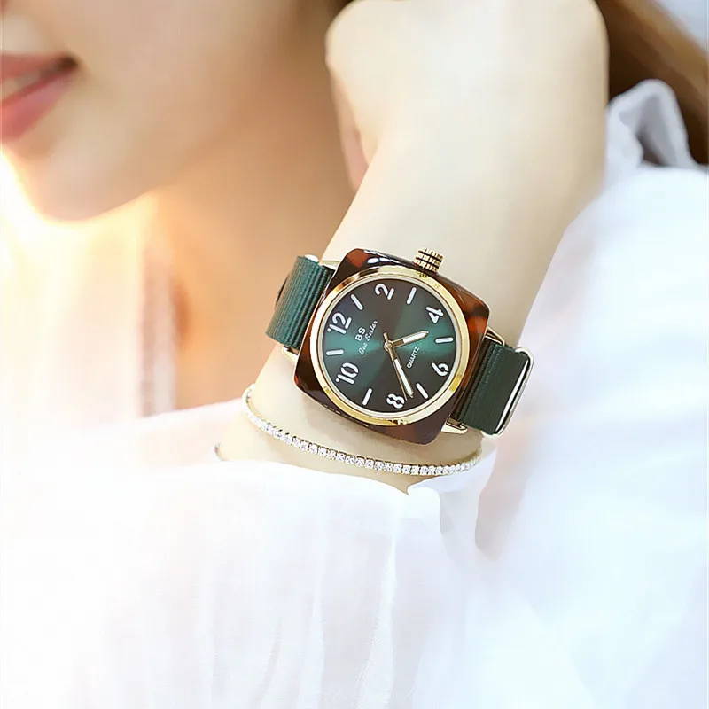 Женские кварцевые часы horloges vrouwen kol saati с большим квадратным циферблатом и