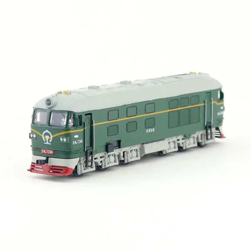 Free Shipping/Diecast Toy Model/1:87 Classical Locomotive Train/Pull Back/Sound &amp Light Car/Educational Collection/Gift/Kid | Игрушки и