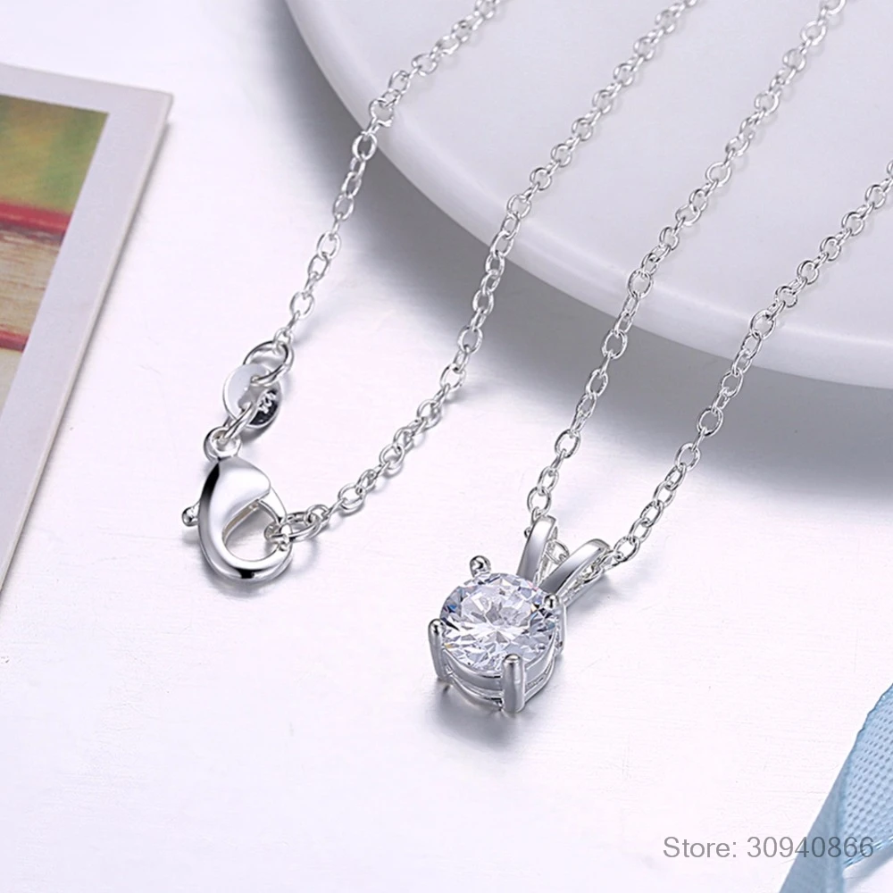 LEKANI, новинка,, 925, Серебряные Кристаллы от Swarovski, колье, колье, хорошее ювелирное изделие для женщин, вечерние аксессуары