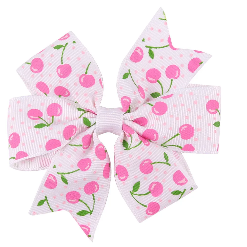 3.5 Inch Baby Girls Hair Bow Grosgrain Ribbons Lined Clip Boutique | Детская одежда и обувь
