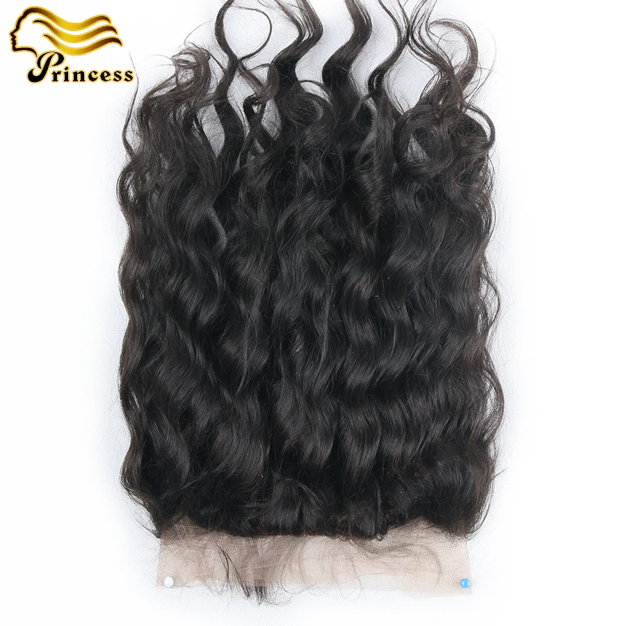 8А Предварительно Сорвал 360 Кружева Девственные Волосы Фронтальной Перуанский