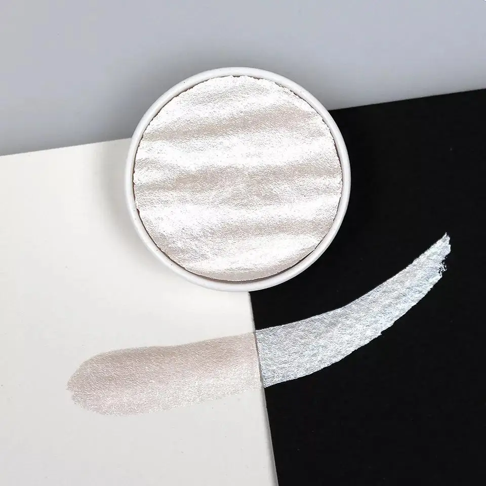 Finetec перламутровый aquarel ручная работа твердый акварельный пигмент Waterverf Германия acuarella Золотая краска sulu boya гуашь verf - Цвет: 8
