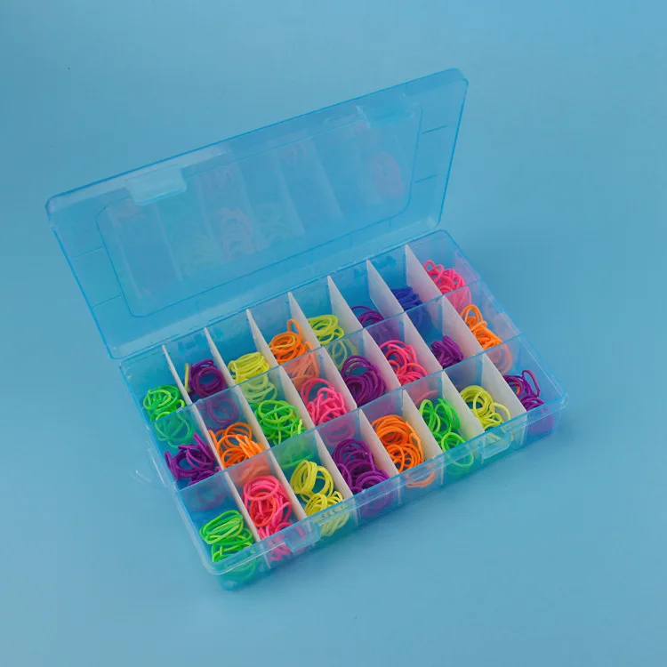 High Quality 24 Grid removable Compartments Plastic Transparent Jewel Bead Case Cover Box Storage Container Organizer | Дом и сад