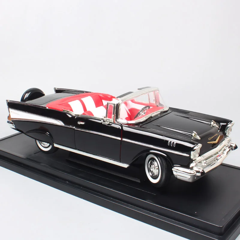 1/18 масштаб Большой Классический 1957 CHEVROLET BEL воздушный трансформер chevy Diecasts wagon Игрушки транспортные средства мышечные автомобили модели дорожный знак