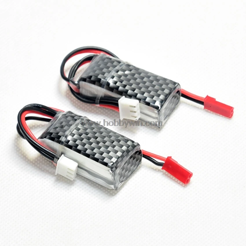 7 4 В/2S 350 мАч 20C литий полимерный аккумулятор JST plug 2 шт. для фотовертолета Micro Drone