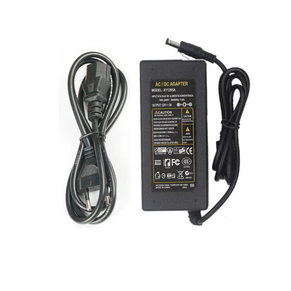 12В адаптер питания 1А/2а/5А/8А/10А AC100-240V к DC12V трансформатор зарядное устройство