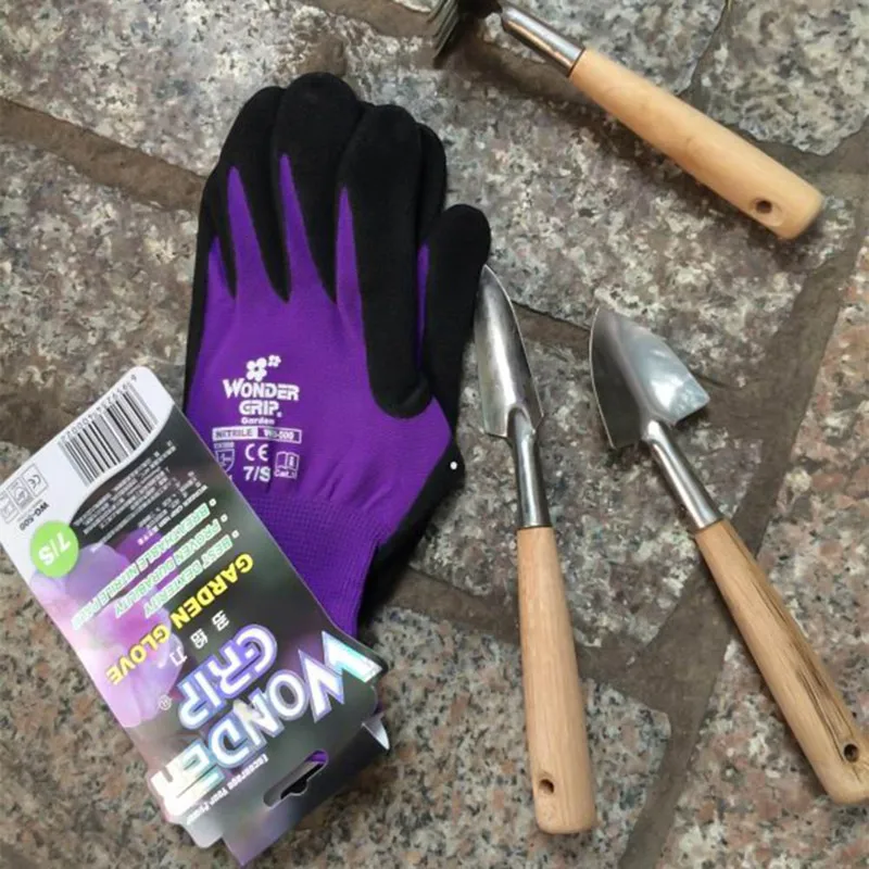 Wonder Grip 4131, Универсальные перчатки для садоводства, нейлоновые, для обеспечения безопасности труда, быстро легко копать и сажать