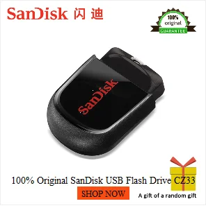 SanDisk CZ50 USB флеш-накопитель 8 ГБ 16 ГБ 32 ГБ 64 ГБ USB 2,0 карта памяти USB флеш-накопитель Поддержка официальной проверки