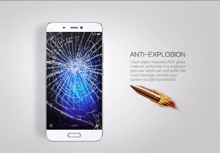 10pcs/lot Wholesale NILLKIN Amazing H+PRO Anti-Explosion Tempered Glass Screen Protector Film For Xiaomi Mi5 mi5 pro 5.15 inch | Мобильные