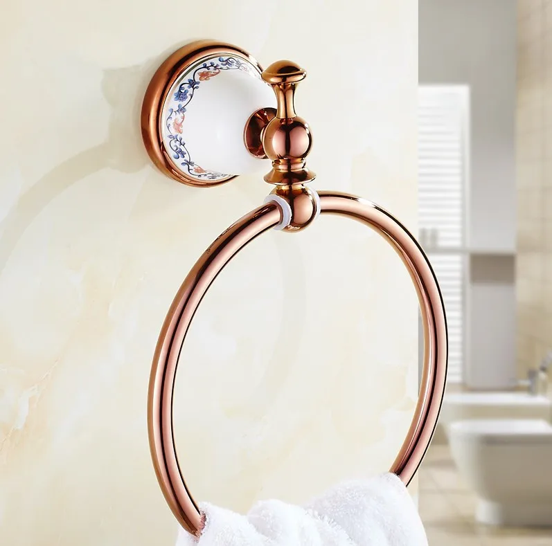 2016 новые аксессуары для ванной комнаты роскошное розовое золото дизайн